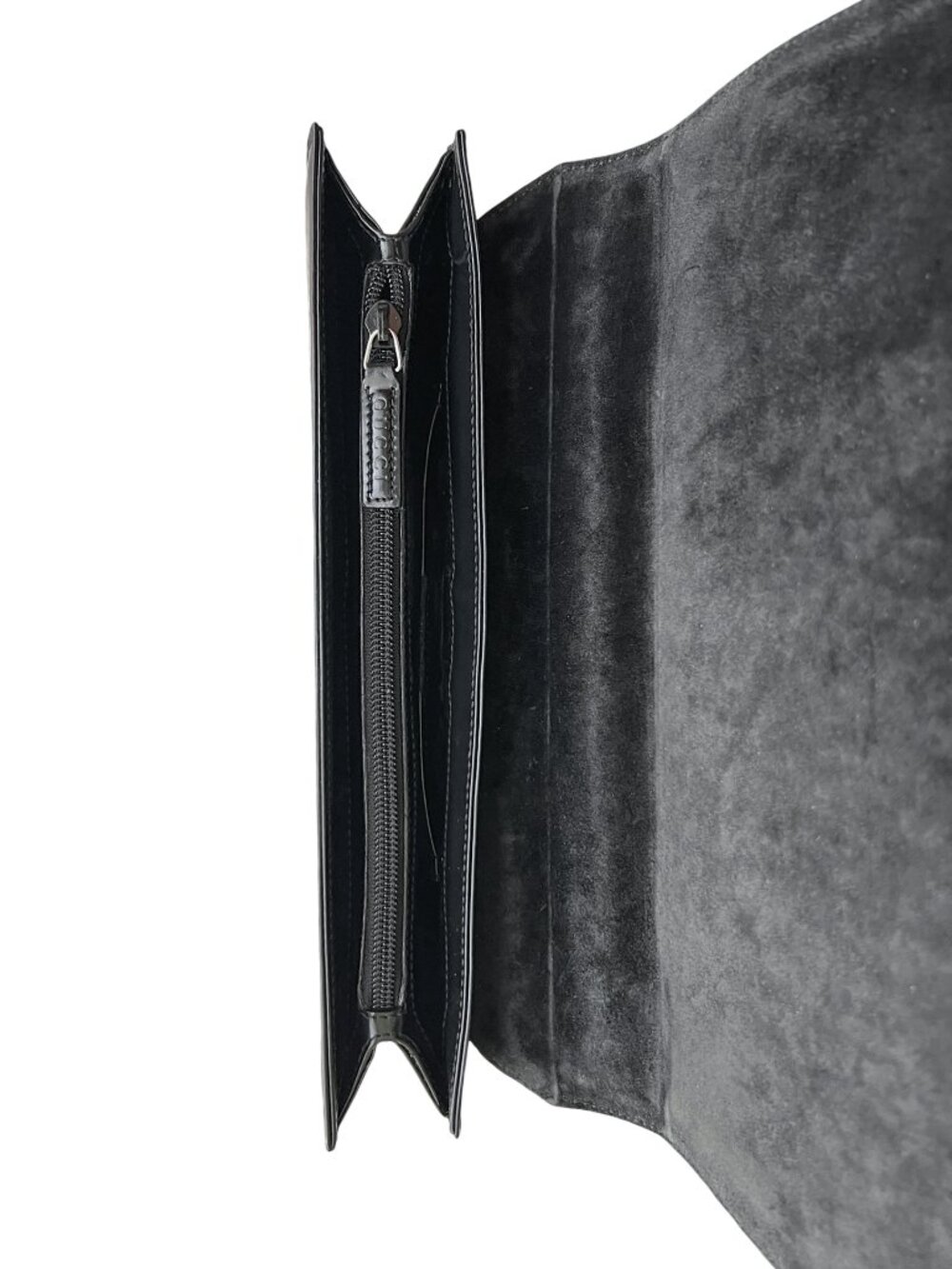 authentic Gucci embossed logo structured leather flap shoulder bag by Tom Ford - Picture 14 of 15